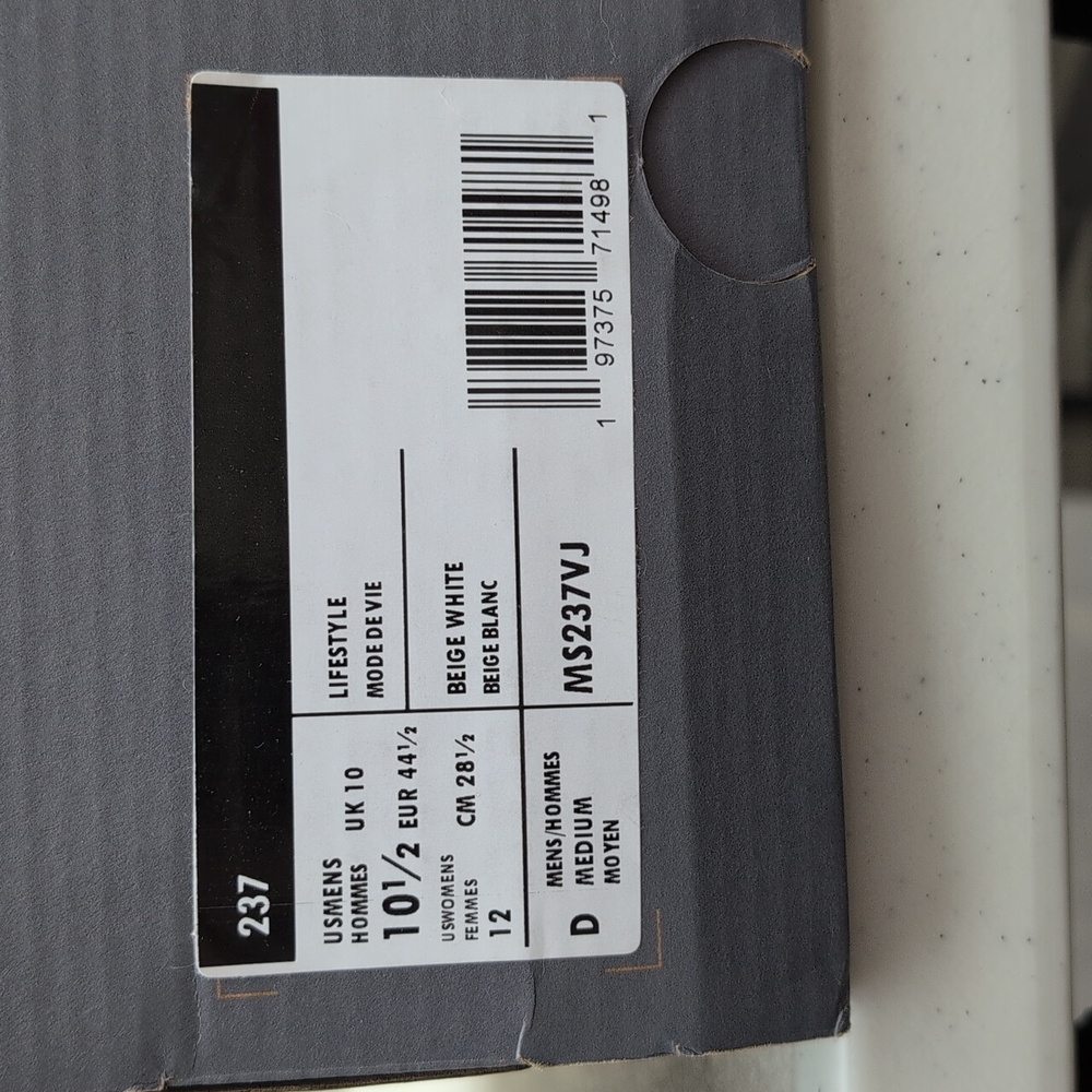 New Balance 237 - Beige White Linen - Men Size 10.5 ( MS237VJ ) - Picture 8 of 8